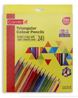 Camlin Triangular Colour Pencil – Pack of 24
