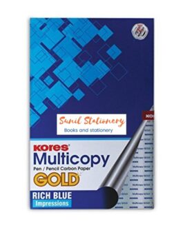 Kores Pen/Pencil Carbon Paper, Multicopy Blue-Pack of 100 Sheets