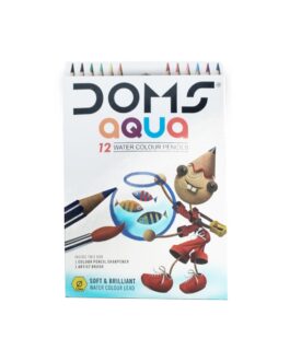 DOMS Aqua Water Soluble 12 Colour Pencil
