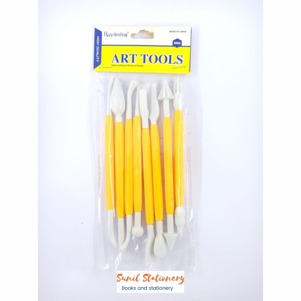 Double Ended Cake Decorating Craft & Clay Modelling Plastic Tool Kit-sunilstationery.in