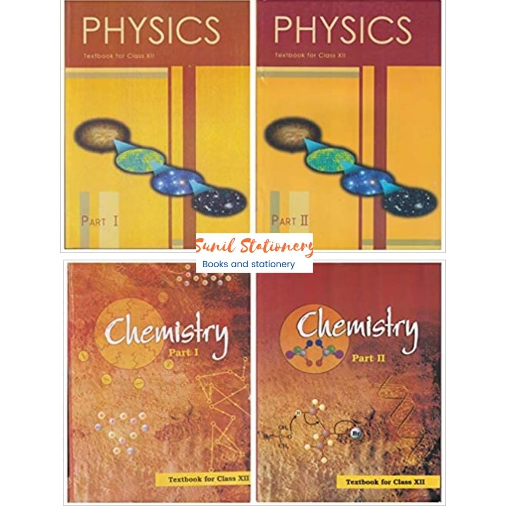 NCERT Chemistry, Physics Textbook for Class 12 - Part 1 & 2-sunilstationery.in