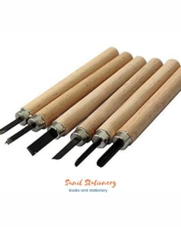 ART Wood Carving Tool Set of 6pcs for Professionals, Carpenters and Hobbyists