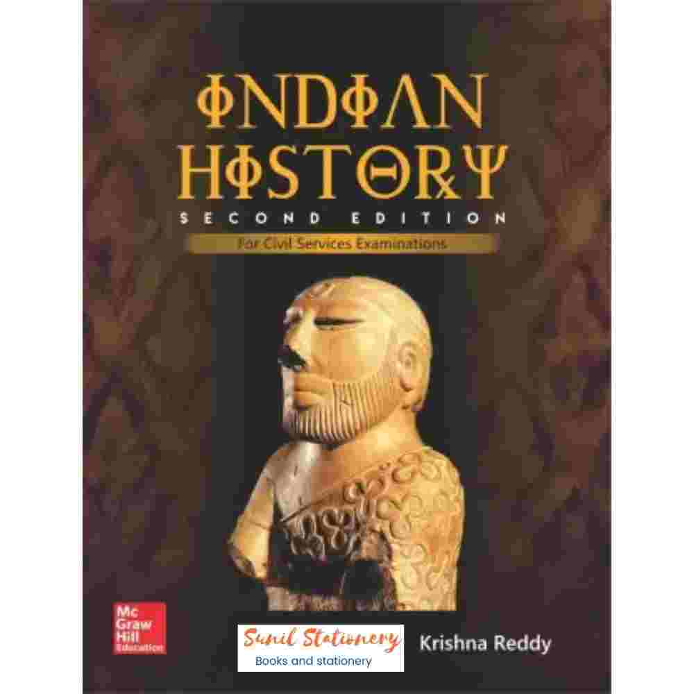 Indian History - For Civil Services Exam (English, Krishna Reddy)-sunilstationery.in