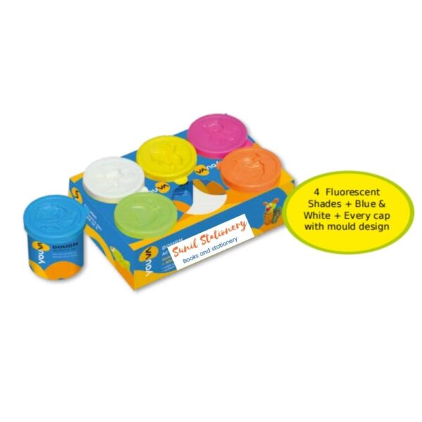 Dough Activity Set Pack of 6 tubs of 50g-sunilstationery.in