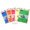 Oddy A4 Size Five Mix Color 100 Sheets Fluorescent Paper (Set of 5 Packet)-sunilstationery.in