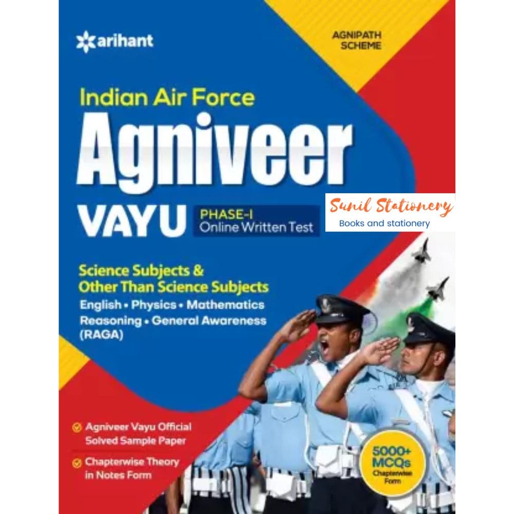 Indian Air Force Agniveer Vayu PHASE -1 Online Written Test Science Subject Subjects Other Than Science Subjects (Paperback, Arihant Experts)